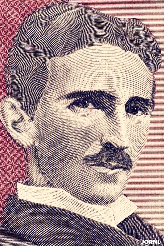 Никола Тесла, портрет